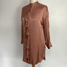 Zara Pink/Nude Frill Button