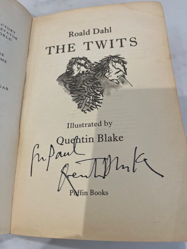 Quentin blake signed - signed, copy