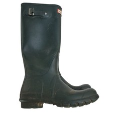 Hunter Green Wellington Boots Uk Women's Size 5 EE956