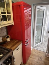 Swan Retro Swan Fridge Freezer Red SR11020RN