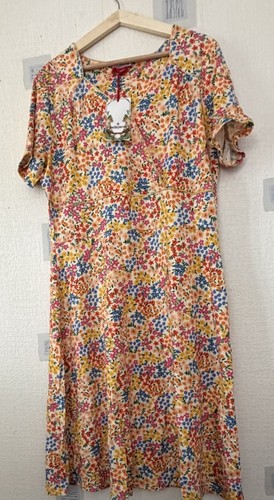 Joe brown yellow floral dress - brown,