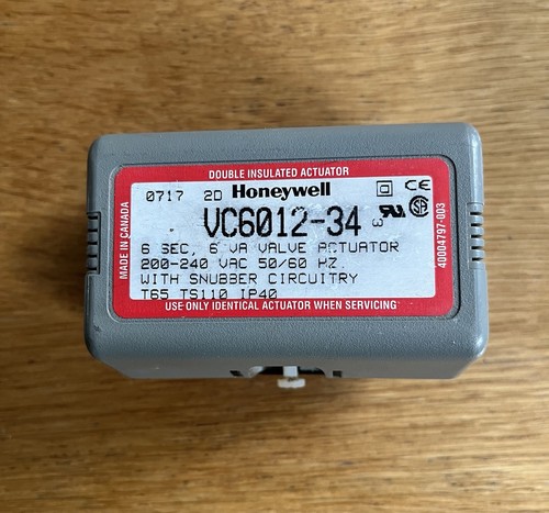 Honeywell vc6012 actuator - honeywell,