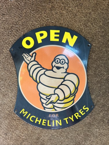 Vintage michelin tyres metal - vintage,