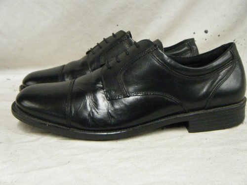 Mens black leather parade - mens,