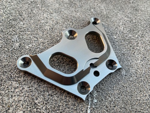Aluminum front top brace losi - aluminum,