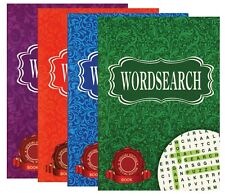 A5 Bumper Wordsearch Books 180 Word Search Puzzles In Each Travel Book 1 2 3 & 4