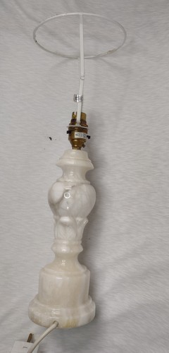 Marble table lamp 1950s - marble,