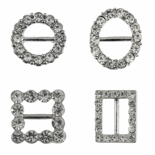 Abc buttons diamante wedding - buttons,