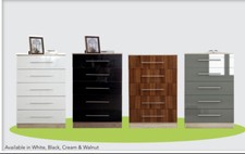 Modern High Gloss Chest of