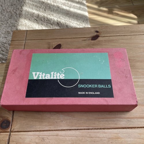 Vitalite snooker balls vintage - snooker,