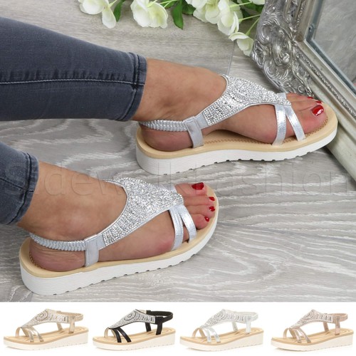 Womens ladies flatform low