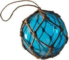 Turquoise Glass Fishing Buoy