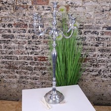 Mula Polished Silver 5 Candle