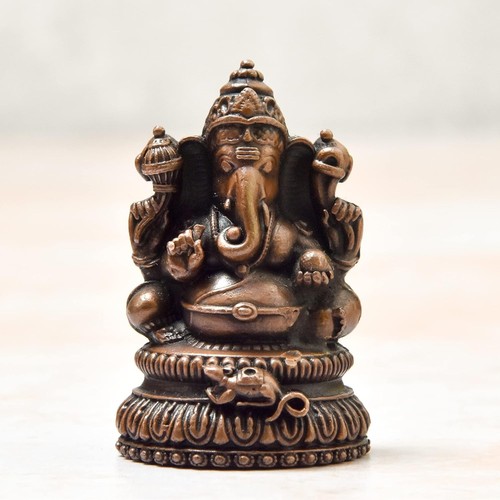 Handmade copper lord ganesha - lord,