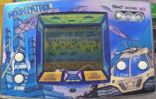 Gakken moon patrol lcd - moon, game