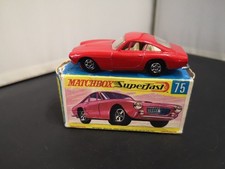 B935-MATCHBOX SUPERFAST MB75-A FERRARI BERLINETTA WITH BOX