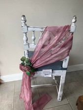 100x Wedding Chair Sashes In Dusty Pink Special Occasion Wedding Chair Bows
