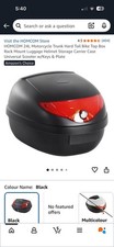 Large 24L Motorcycle Storage