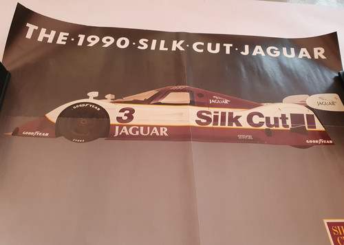 1990 silk cut jaguar vintage - silk,