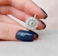 2.50Ctw Dbl Halo Simulated