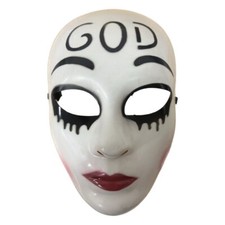 GOD MASK THE PURGE MOVIE HALLOWEEN HORROR SCARY COSTUME PARTY ADULTS KIDS