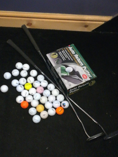 Auto return putter machine - auto,