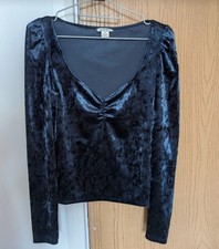 Monki Velvet Sweetheart Ruched