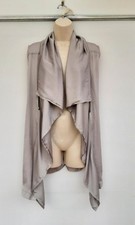 WATERFALL TYPE WAISTCOAT/JACKET,80S,90S,00S RETRO STYLE,RIVER ISLAND,SIZE 12