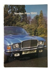 Vanden Plas 1500 Brochure