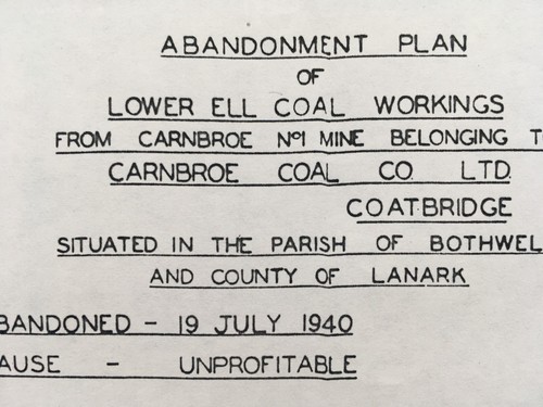 Mining plans carnbroe 1 - of,