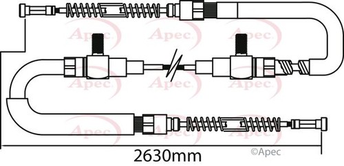 Apec cab1271 parking - parking, brake