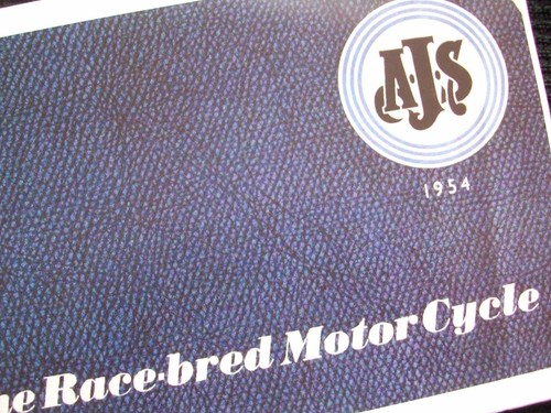 Ajs 1954 sales brochure - 1954, 20
