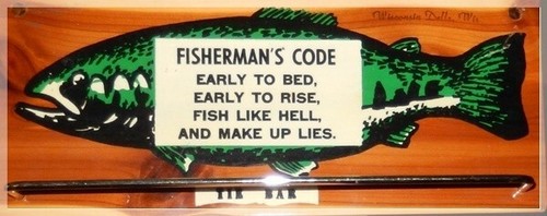 Fisherman code tie bar - fisherman's,