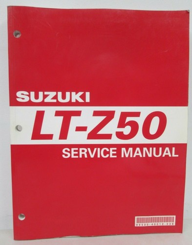 Suzuki service manual - manual, lt-z50