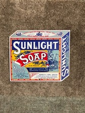 Garner Enamelled Advertising Sign Sunlight Soap