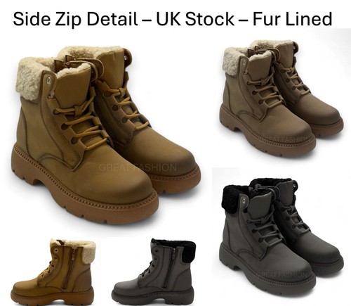 Ladies womens fur boots - boots, winter