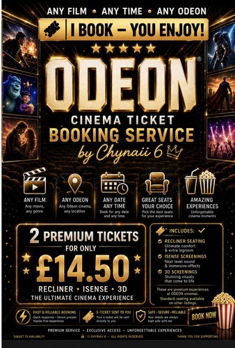 Odeon tickets - x2,