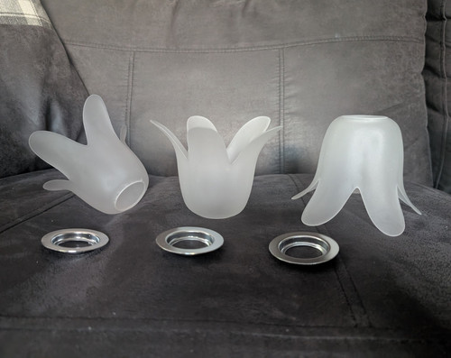 Pack petal frosted glass - frosted,