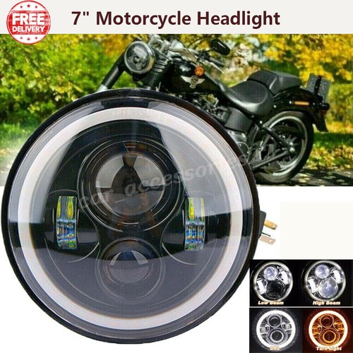 Headlight motorcycle - 7",