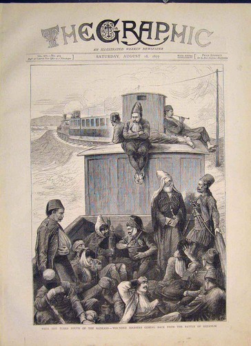 Original old antique print - antique,