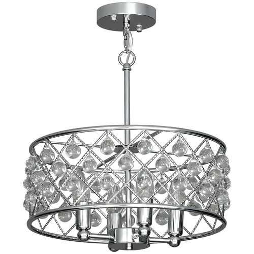 Homcom crystal chandelier - crystal,