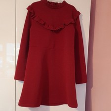 Next Girls Red Ruffle Long