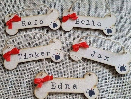 Personalised dog bone - dog,