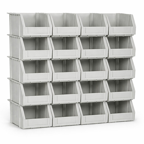 Grey plastic parts - plastic, storage