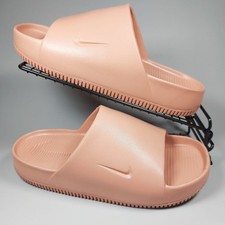 Nike Sliders Size 7.5 Calm Slide Blush Pink Comfort Holiday Slippers