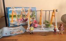 PLAYMOBIL 5553 Summer Fun Boat Ride Swings Amusement Park Fairground Boxed 