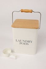 Laundry pod storage container