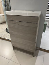 500MM CLOAKROOM BASIN UNIT VANITY NOBEL ELM EX DISPLAY