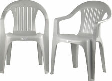 Strong Chairs Plastic Patio Garden Outdoor Home Partying Stackable ‎Ergonomic