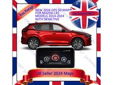 Mazda  SD map latest 2024 SKYACTIV navigation CARD UK & Europe